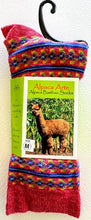 Load image into Gallery viewer, Tey Art Alpaca Socks-Spring Buds Red (M)
