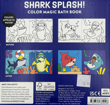 Load image into Gallery viewer, Shark Splash Color Magic Bath book
