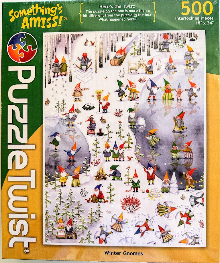 Puzzle Twist Winter Gnomes Puzzle