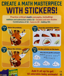 Addition & Subtraction Learn by Sticker