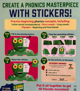Beginning Phonics Learn by Sticker