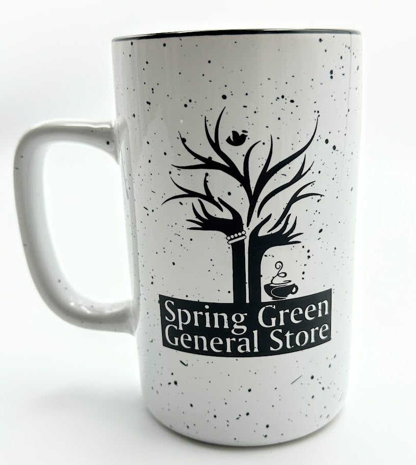 Spring Green General Store Logo Mug-White w/ Black Print
