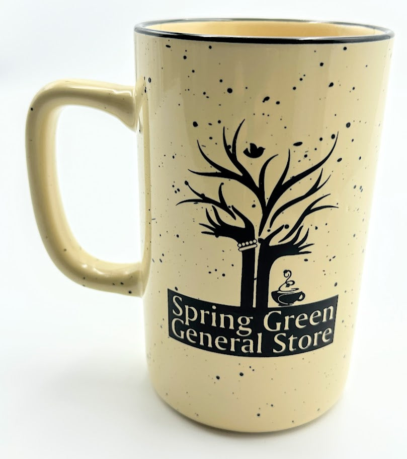Spring Green General Store Logo Mug-Sand w/ Black Print