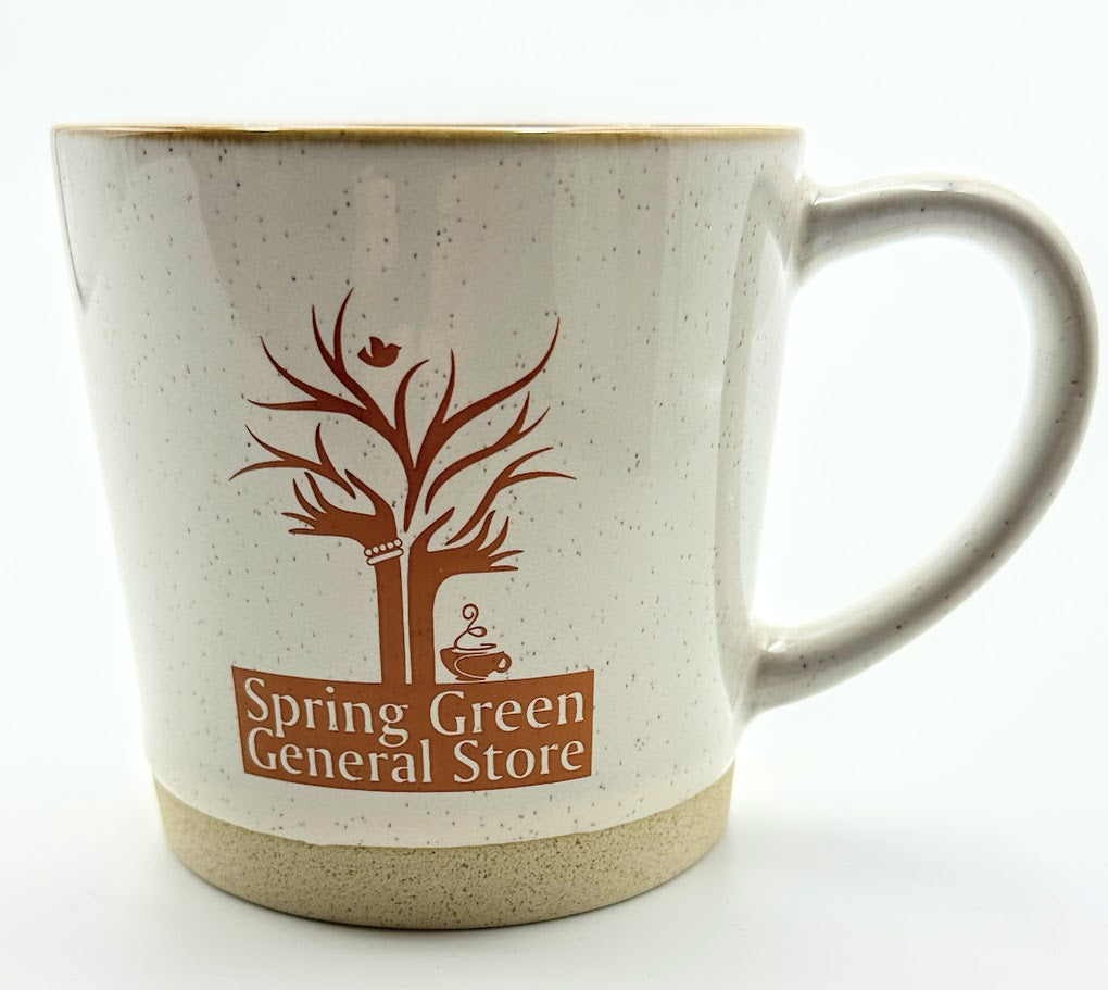 Spring green General Store Logo Mug-Cream