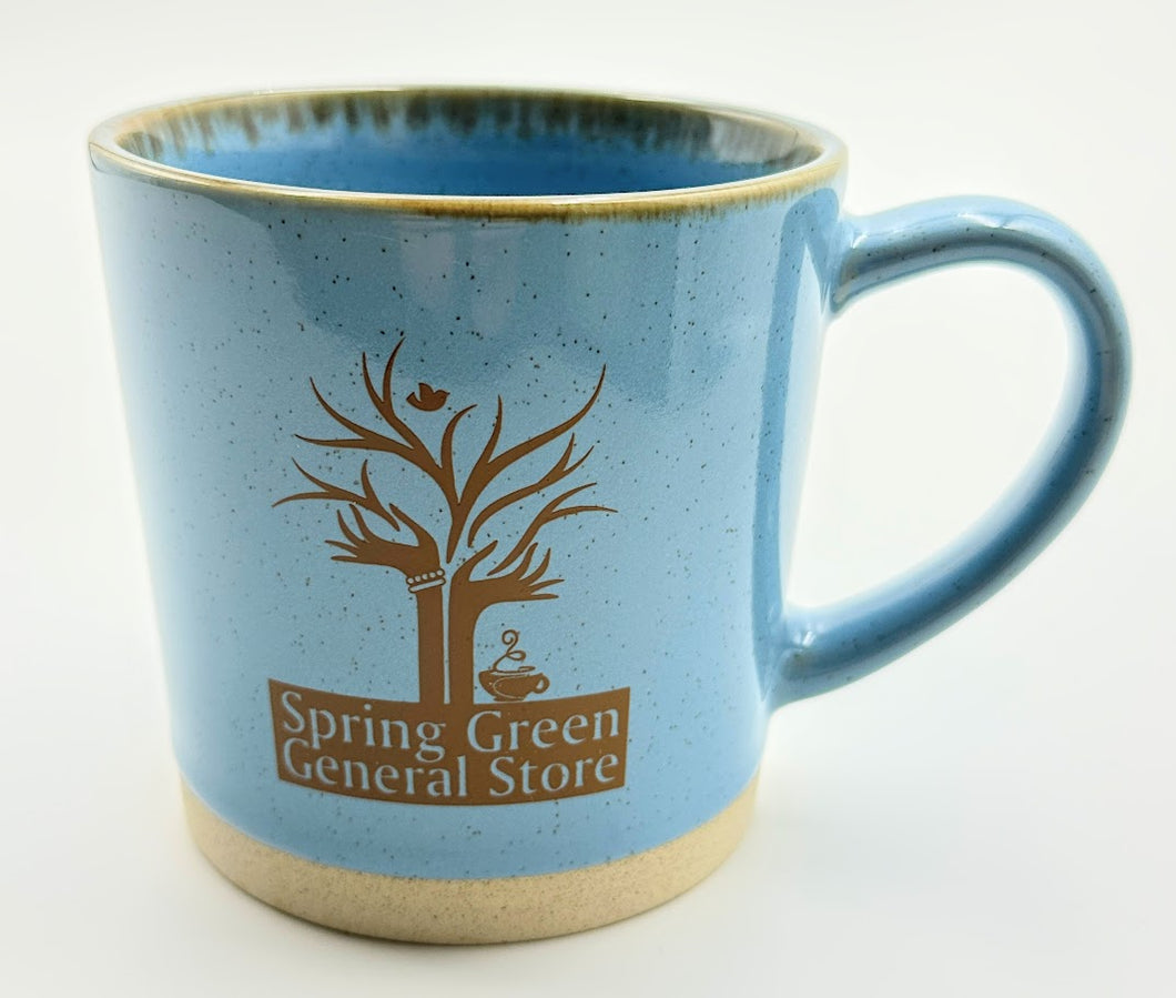 Spring Green General Store Logo Mug-Sky Blue