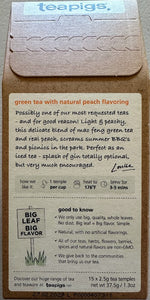 Teapigs-Green Tea with Peach