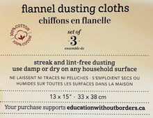 Load image into Gallery viewer, Dust Bunny Flannel Dusting Cloths
