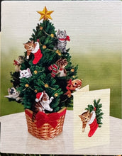 Load image into Gallery viewer, Meowy Christmas Tree Mini Pop-Up Flowers
