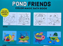 Load image into Gallery viewer, Pond Friends Color Magic Bath Book
