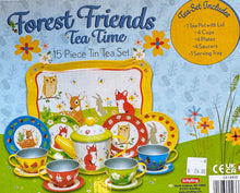 Load image into Gallery viewer, Forest Friends Tea Time Tin Tea Set

