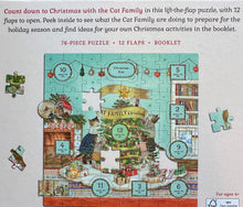 Load image into Gallery viewer, Cat Family Christmas Lift the Flap Puzzle

