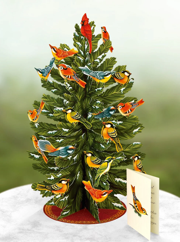 Winter Tree Pop-Up Paper Flowers