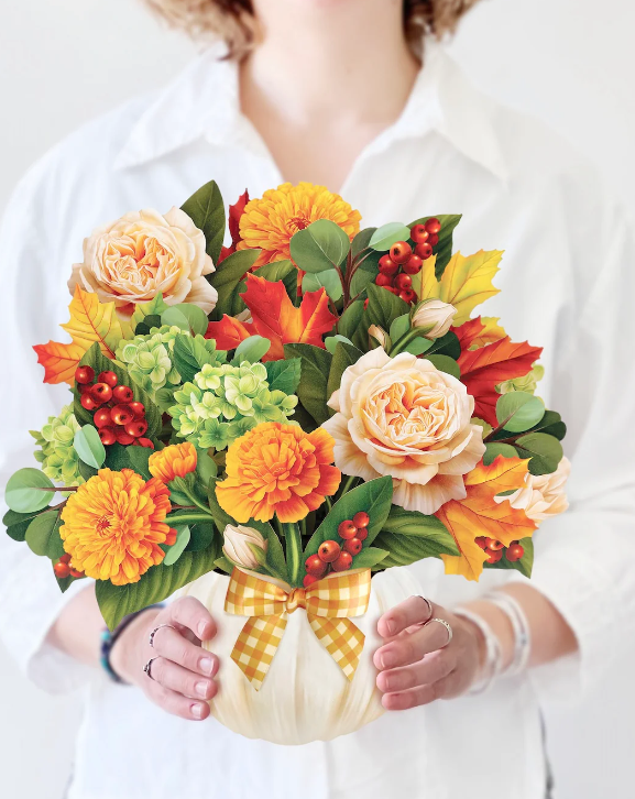 Fresh Cut Paper Flowers-Pumpkin Spice