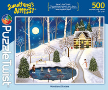 Load image into Gallery viewer, Puzzle Twist Woodland Skaters Puzzle
