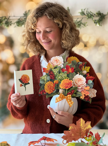 Fresh Cut Paper Flowers-Pumpkin Spice