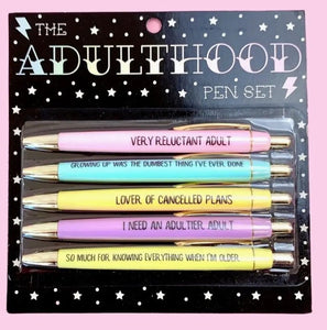 The Adulthood Pen Set