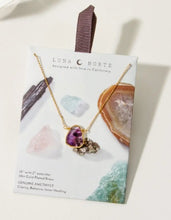 Load image into Gallery viewer, Earth, Wind and Fire Gemstone Necklace-Amethyst
