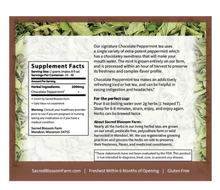 Load image into Gallery viewer, Sacred Blossom Farm Chocolate Peppermint Herbal Tea
