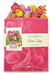 Fresh Cut Paper Flowers-Festive Tulips