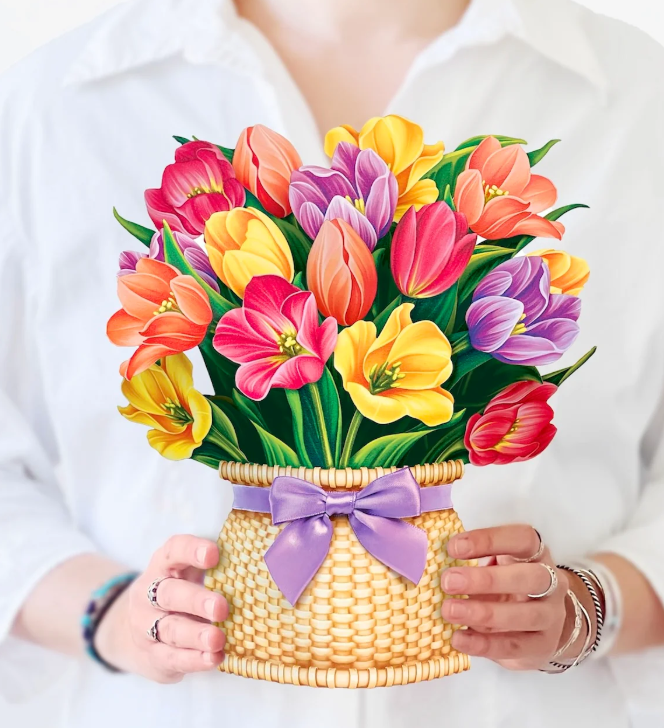 Fresh Cut Paper Flowers-Festive Tulips