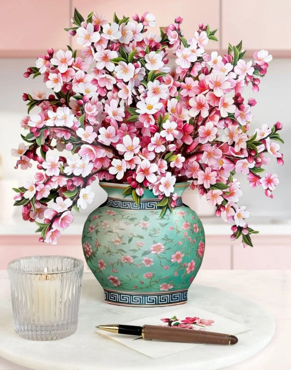 Japanese Cherry Blossoms Pop-Up Paper Flowers