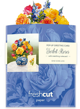 Load image into Gallery viewer, Fresh Cut Paper Flowers-Mini Sorbet Roses
