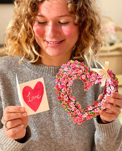 Fresh Cut Paper Flowers-Mini Cherry Blossom Heart