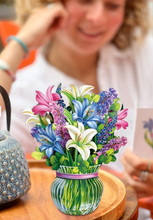 Load image into Gallery viewer, Fresh Cut Paper Flowers-Mini Lilies &amp; Lupines
