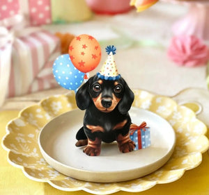 Birthday Puppy Mini  Pop-Up Greeting Card