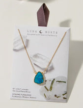 Load image into Gallery viewer, Earth, Wind and Fire Gemstone Necklace-Turquoise
