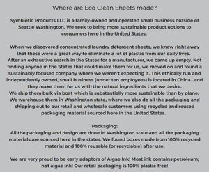 Eco Clean Laundry Sheets-Lavender Fields