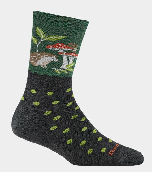 Darn Tough Wild Life Crew-Hedgehog Moss (M)
