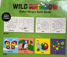 Load image into Gallery viewer, Wild Rainbow Color Magic Bath Book
