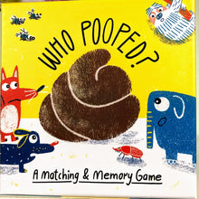 Load image into Gallery viewer, Who Pooped? A Matching and Memory Game
