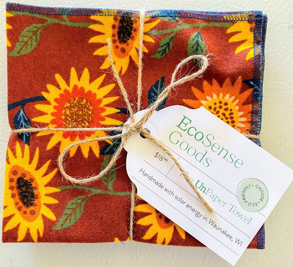 Fall Sunflowers No Paper Towels
