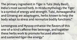 Sacred Blossom Farm Tiger Herbal Tea