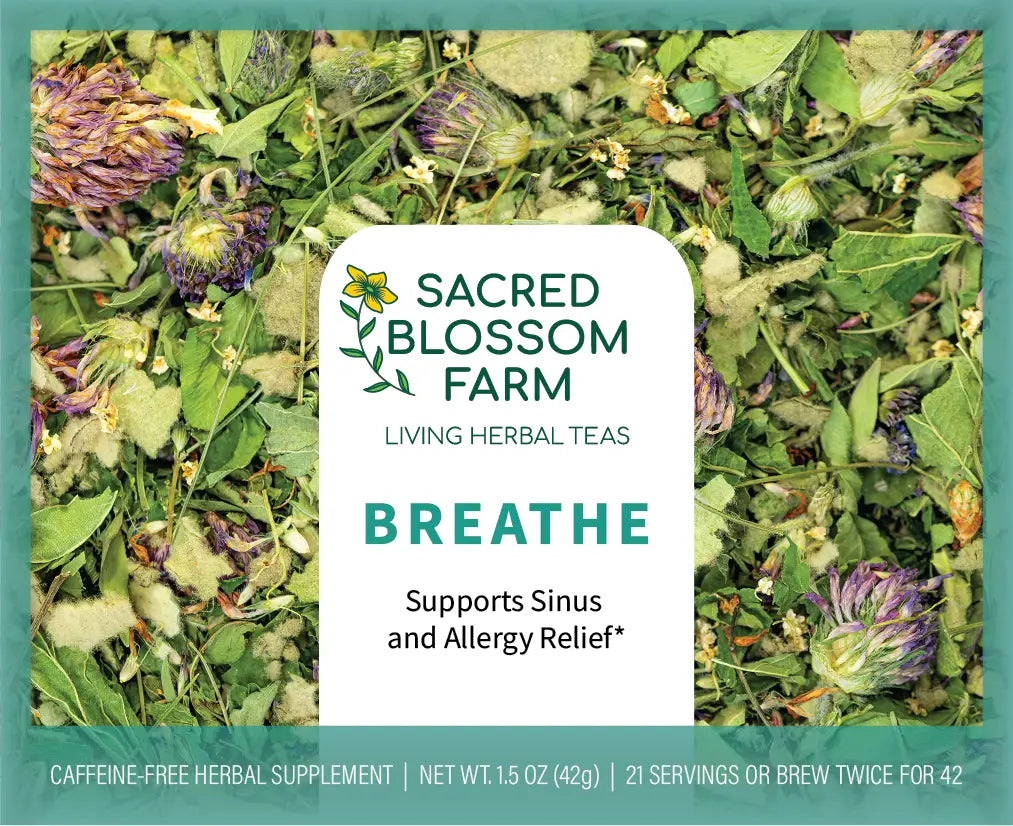 Sacred Blossom Farm Breathe Herbal Tea