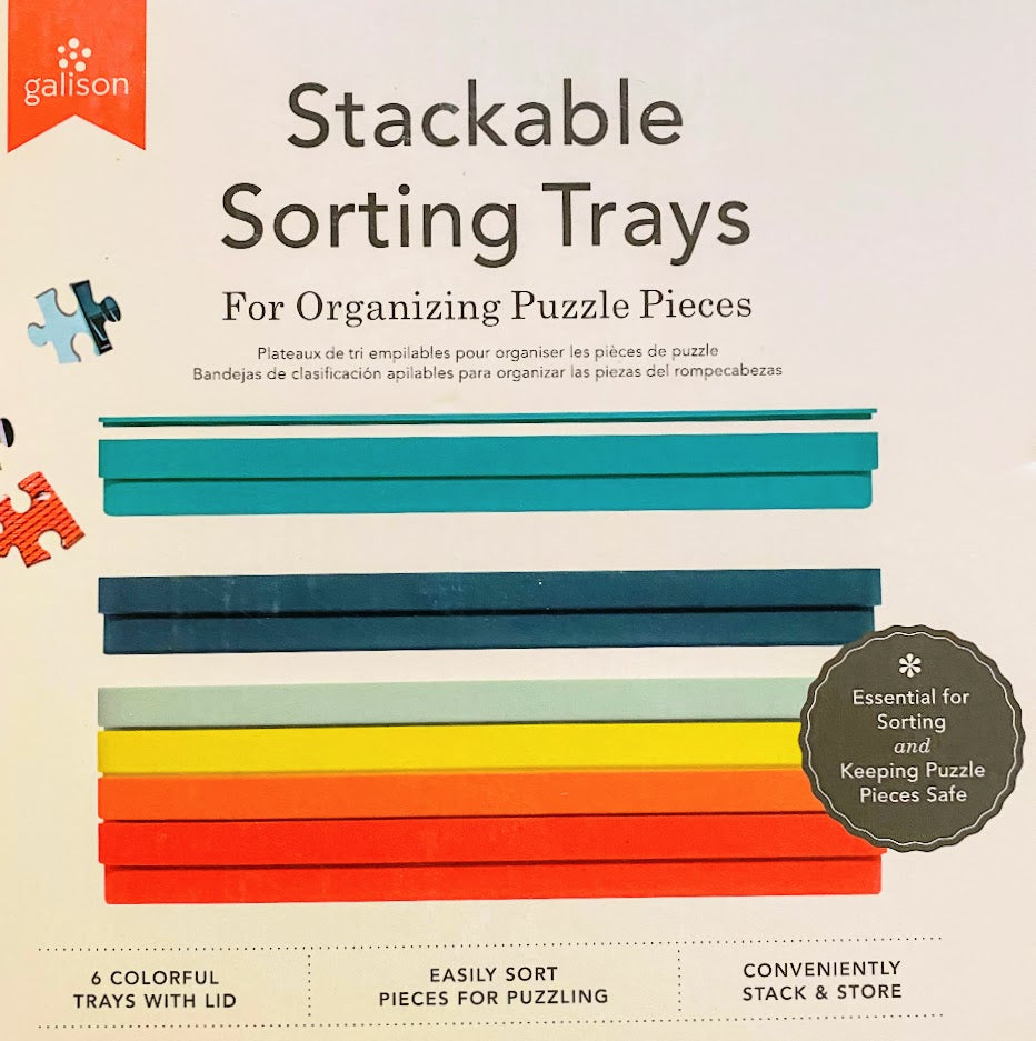 Stackable Sorting Trays for Puzzles