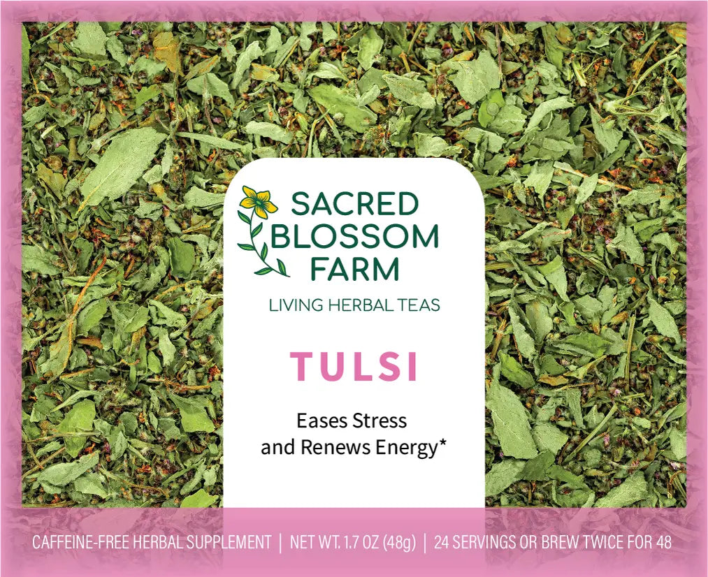 Sacred Blossom Farm Tulsi Herbal Tea